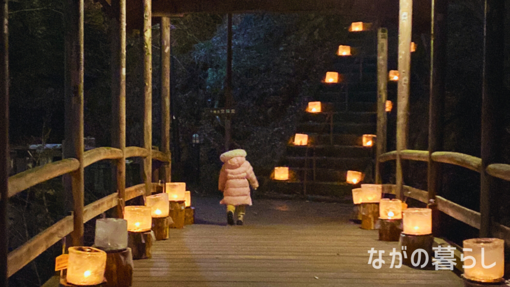 鹿教湯温泉「氷灯ろう夢祈願」（ながの暮らし）