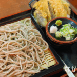 【信州新町】「道の駅 信州新町」の「手打そば  そば信」の信州蕎麦がおいしい